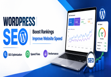 I will optimize your WordPress website for SEO and improve speed performance