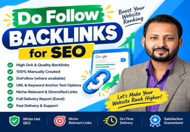 200+ Do Follow Backlinks Service with Index Support