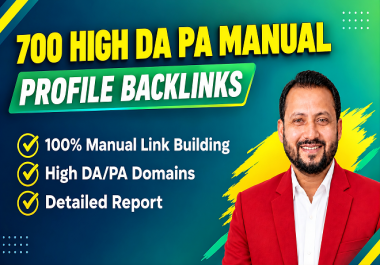 700 High Authority SEO Profile Backlinks for Google Rankings