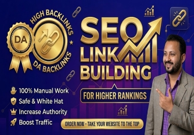 1000+ SEO Link Building Service with Index Support