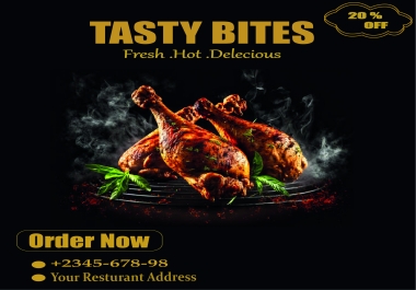 Professional Food Poster Design