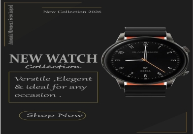 Professional Watch Product Poster Design
