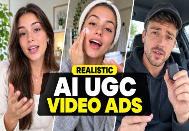 I Will Create Realistic AI UGC Video Ads
