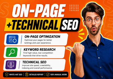 I Will Do Professional On-Page & Technical SEO Optimization