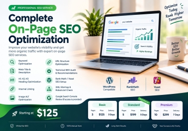 I will do complete on page SEO optimization for your WordPress website
