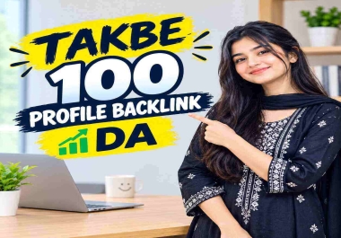 I will create 100 manual high domain authority SEO backlinks profiles+DA