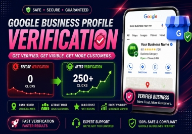 I will setup Google Business Profile verification and reinstate suspended GMB.
