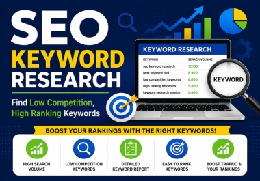 I will optimise your website and provide you the best Keyword research