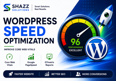 I will speed up your WordPress website and improve Core Web Vitals