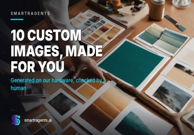 10 Custom AI Images for Your Brand,  Generated and Human Checked