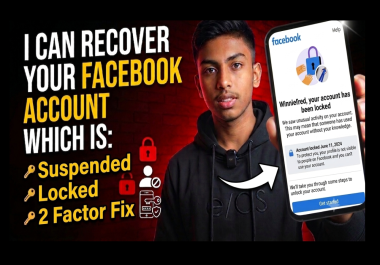 I will resolve your locked digital profile and access problems