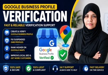 I will setup Verify Google Business Profile and Fix GMB Verificetion