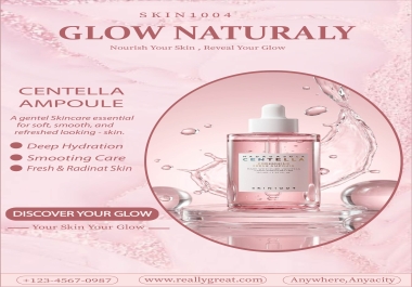 Professional Product Poster Design for Branding and Promotion