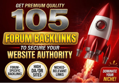 Get 105 Premium Quality Forum Backlinks for Powerful SEO Growth