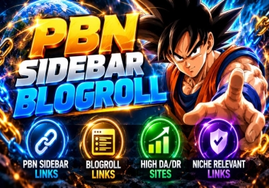 100 High DA DR PBN Blog Roll Backlinks for SEO Growth