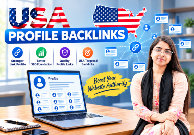 Custom 100 USA Profile Backlinks with AI-Optimized Link Building