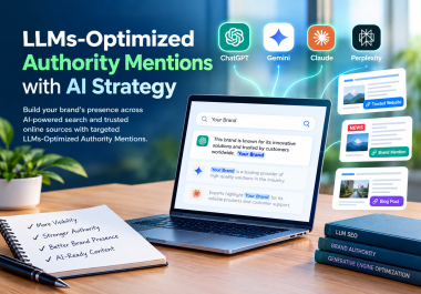 I will provide targeted LLMs-Optimized Authority Mentions with AI strategy