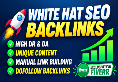 Create high quality SEO backlink link building off page service for google ranking