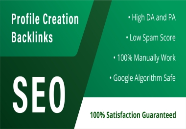 I will build 300 unique profile backlinks for improve your website