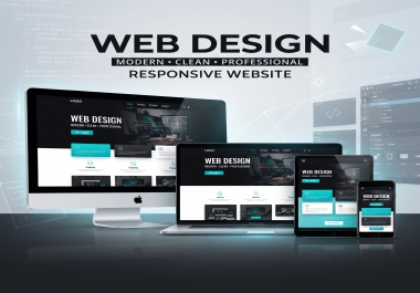 I will create a modern responsive website for your business