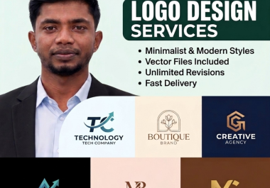 I will design a professional,  modern and unique logo for your brand