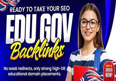 Get Premium 80 EDU/GOV SEO Backlinks Manual Created From Top Universities Domain.