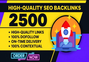 I will build 2500 high quality contextual mix backlinks for SEO
