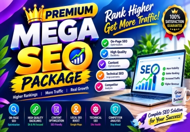 Latest Mega SEO Package Premium SEO Backlinks for Better Rankings