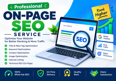 I Will Do Professional On-Page SEO Optimization to Improve Your Website Ranking