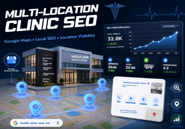 I will optimize local SEO for multi-location clinics and Google Maps
