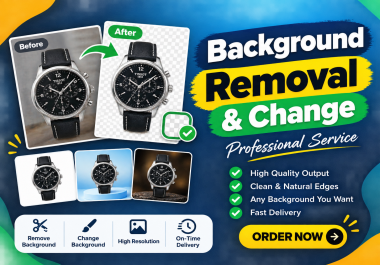 I Will Professionally Remove or Change Background From Any Image