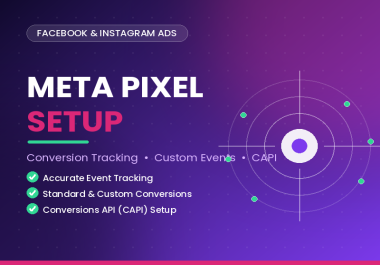 I will setup Meta Pixel for your website conversion tracking