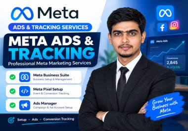 I Will Set Up Meta Business Suite,  Pixel Tracking And Ads Manager