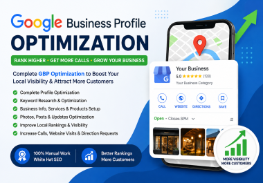 I Will Improve Your Google Business Profile for Local Visibility