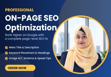 I will do complete WordPress on page SEO optimization to rank on Google