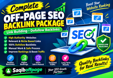 SEO Growth Package High-Quality Backlinks & Link Building