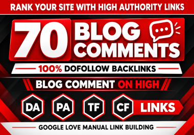 Build 70 Blog Comment Backlinks to Unique Domains Boost Website SEO
