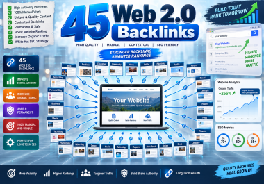 45 Web 2.0 Backlinks to Support Your Ranking Strategy