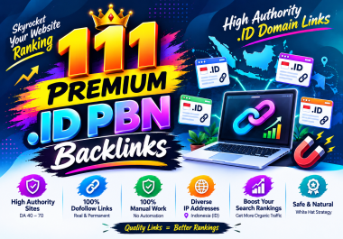 Boost Your Website SEO with 111 Premium ID PBN Links