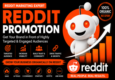 I Will do reddit post,  comment,  and upvote to promote your business,  website to boost sales
