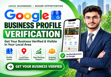 I will do google business profile verification and setup your profile