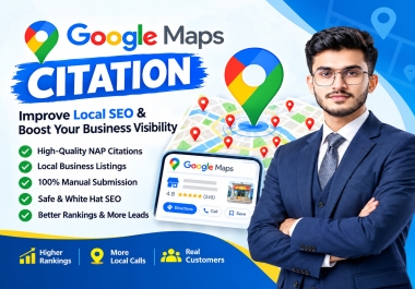 I will build 10000 Google Maps citations for GMB ranking and local SEO