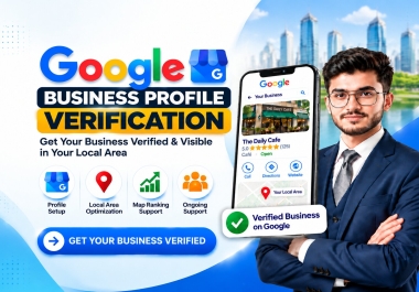 I will do google business profile verification and setup your profile