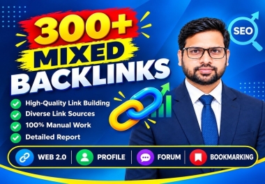 I will create 50 high quality mixed SEO backlinks with dofollow link building