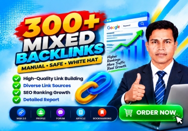 I will build 50 high quality mixed SEO backlinks for your website