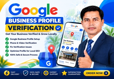 I will do google business profile verification for location and service area