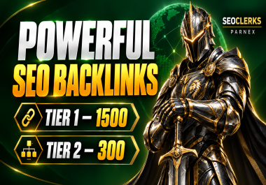 I Will Build Powerful Tier 1 and Tier 2 SEO Backlinks for Your Website