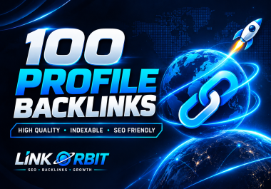 I Will Build 100 High Quality Profile Backlinks for SEO and Website Ranking