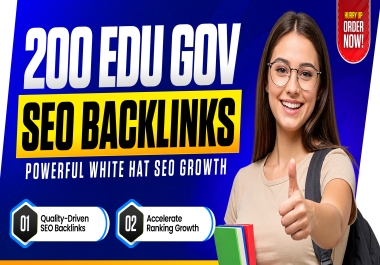 200 Premium EDU& GOV Backlinks PBN Blog Posts,  Sidebar Blogroll & EDU GOV Comments