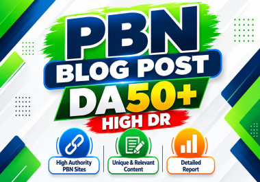 I Will Build High Authority Homepage PBN Backlinks for High DA 50 to 90